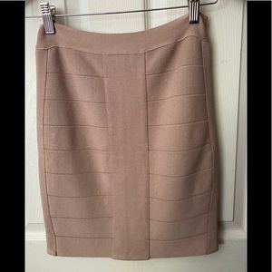 Bebe Bandage Mini Skirt size M